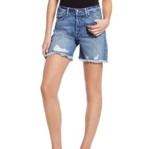 Good American High Waist Cutoff Denim Shorts 6